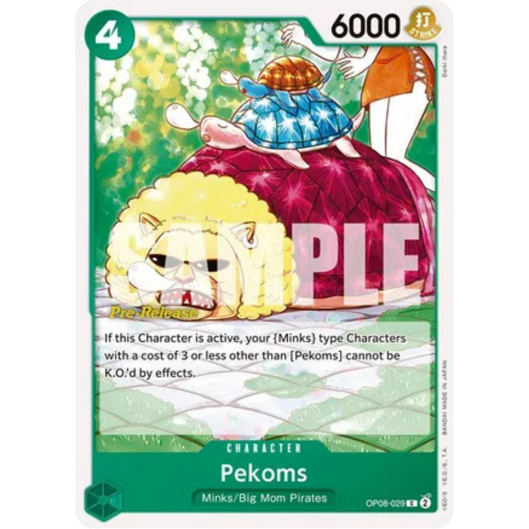 Pekoms (OP08-029) - Two Legends Pre-Release Cards