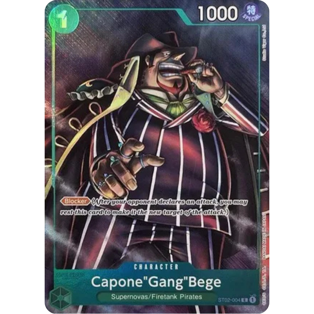 Capone"Gang"Bege (Premium Card Collection -Best Selection Vol. 2-) (ST02-004) - One Piece Promotion Cards Foil