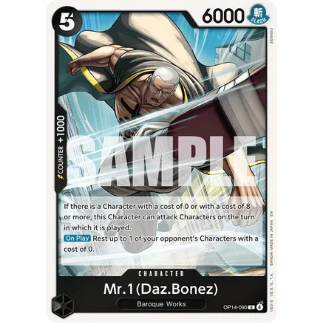 Mr.1(Daz.Bonez) (OP14-090) - The Azure Sea's Seven Foil