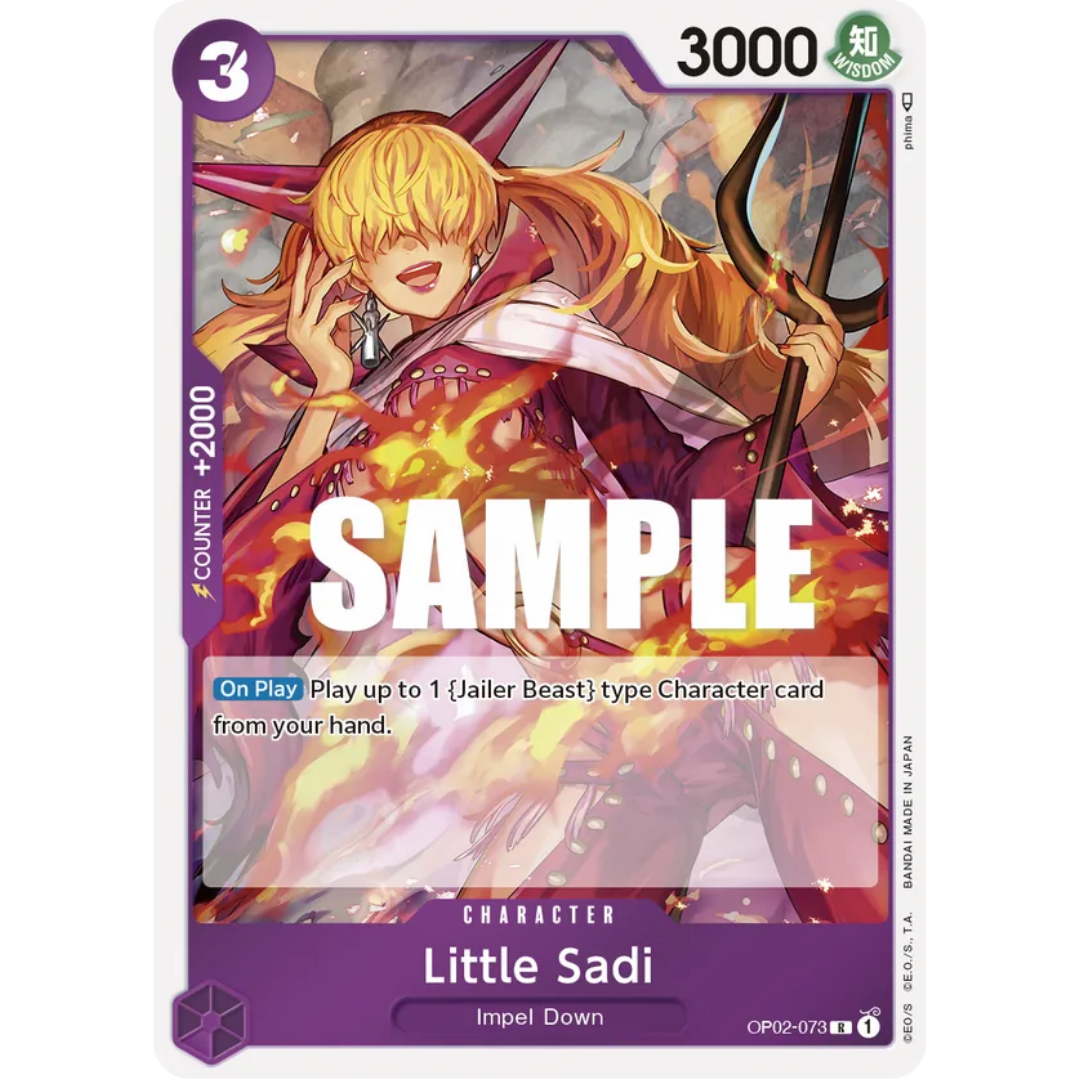 Little Sadi (Alternate Art) (OP02-073) - Paramount War Foil