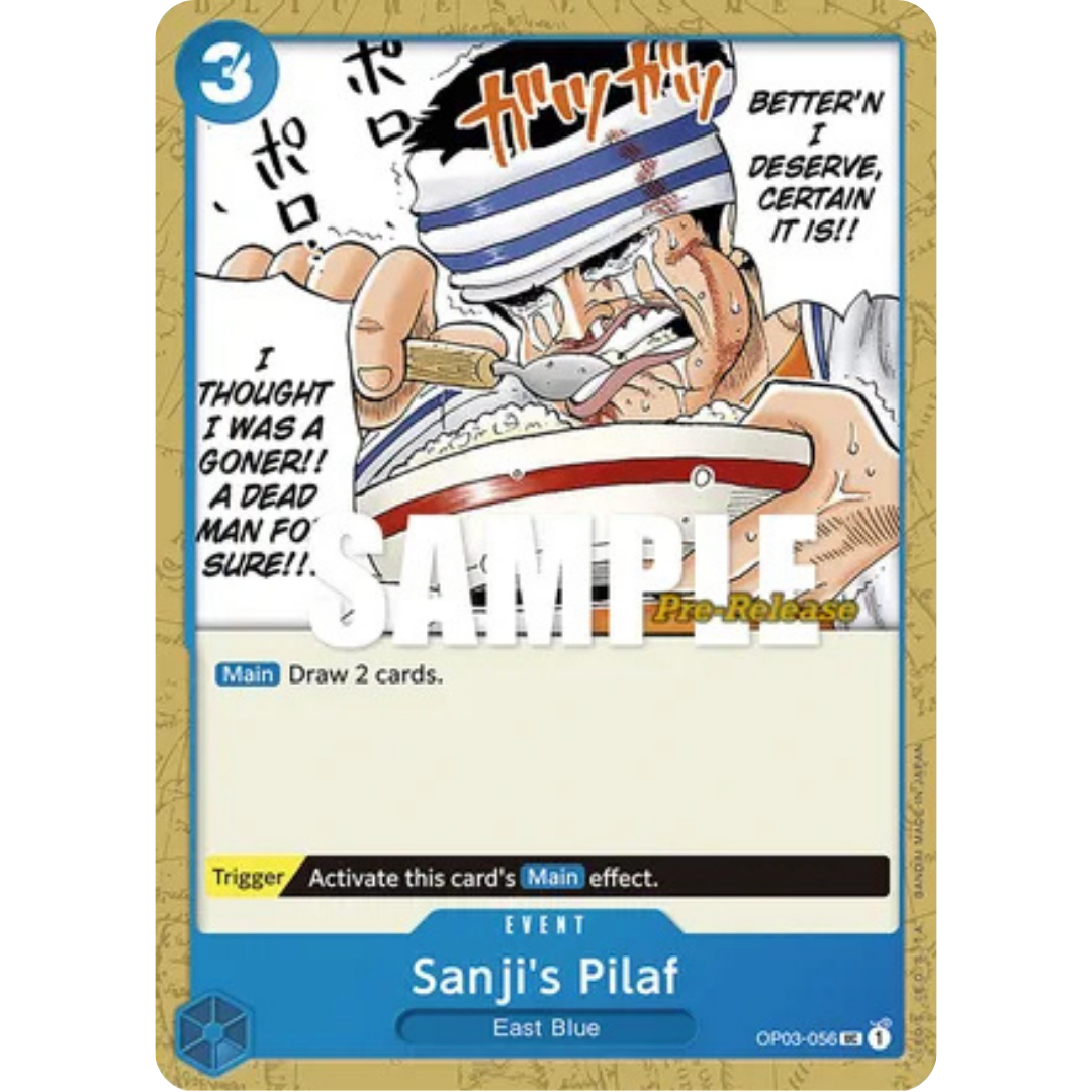 Sanji's Pilaf (OP03-056) - Pillars of Strength Pre-Release Cards