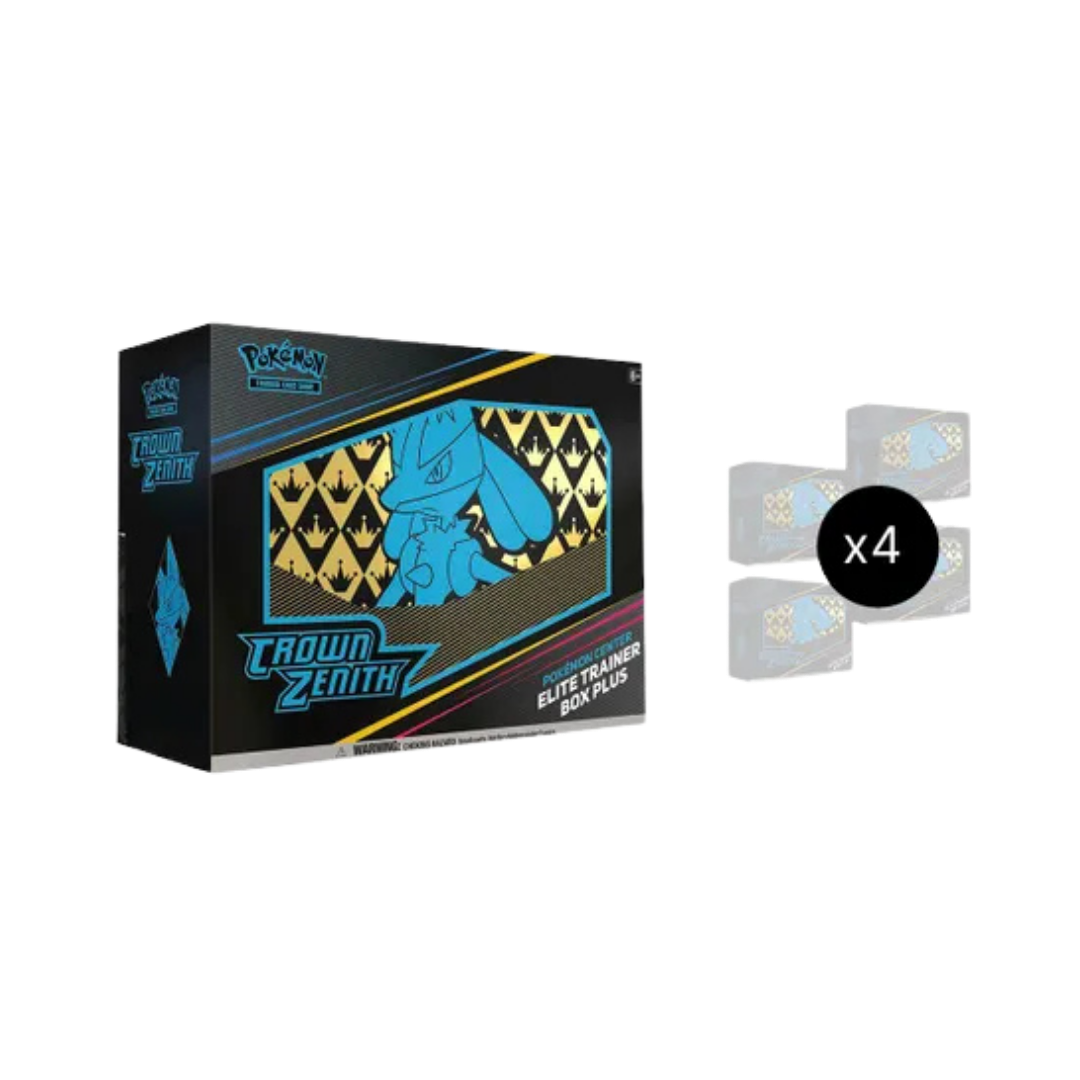 Crown Zenith Pokemon Center Elite Trainer Box Plus Case