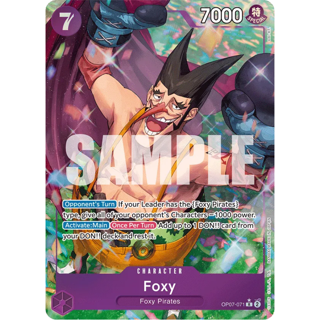 Foxy (071) (Parallel) (OP07-071) - 500 Years in the Future Foil