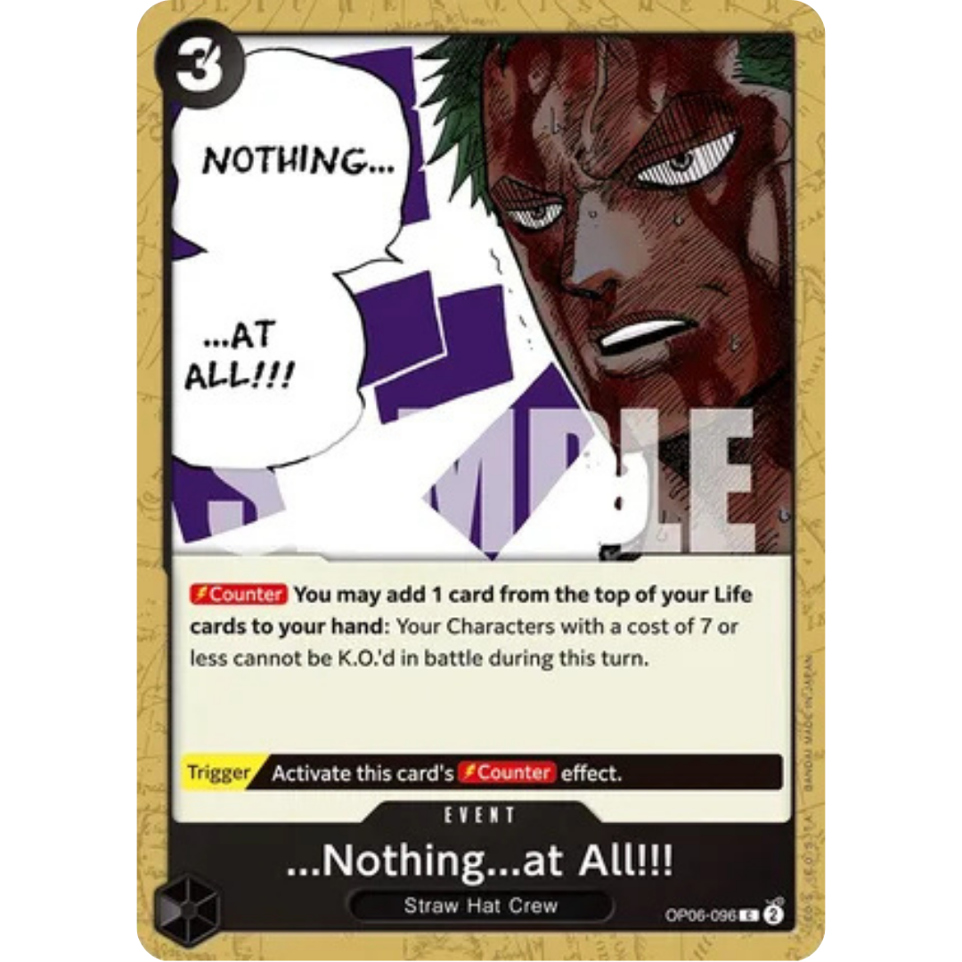 ...Nothing...at All!!! (OP06-096) - Wings of the Captain