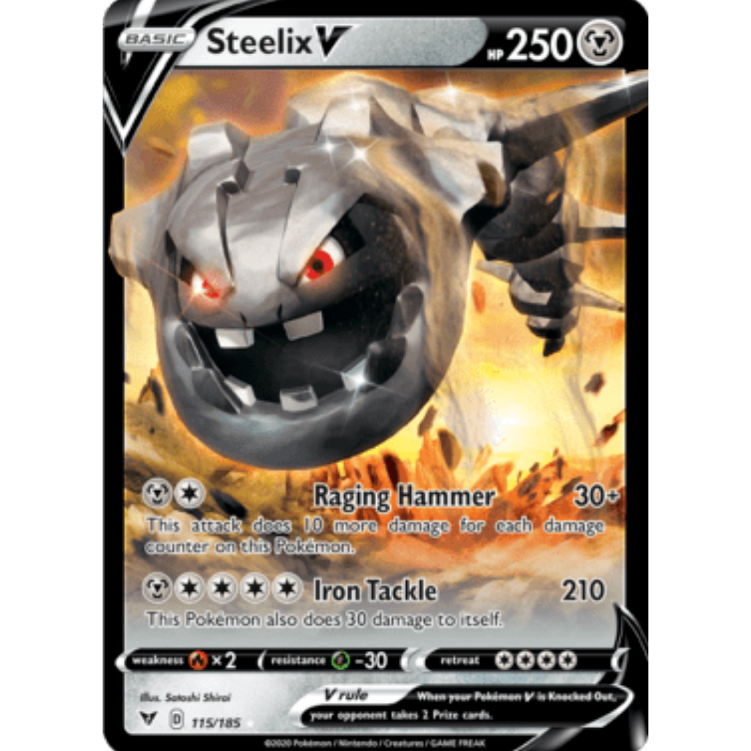 Steelix V 115 - Holofoil SWSH04 Vivid Voltage - Ultra Rare