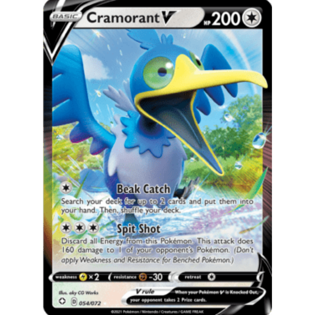 Cramorant V 054 - Holofoil Shining Fates - Ultra Rare