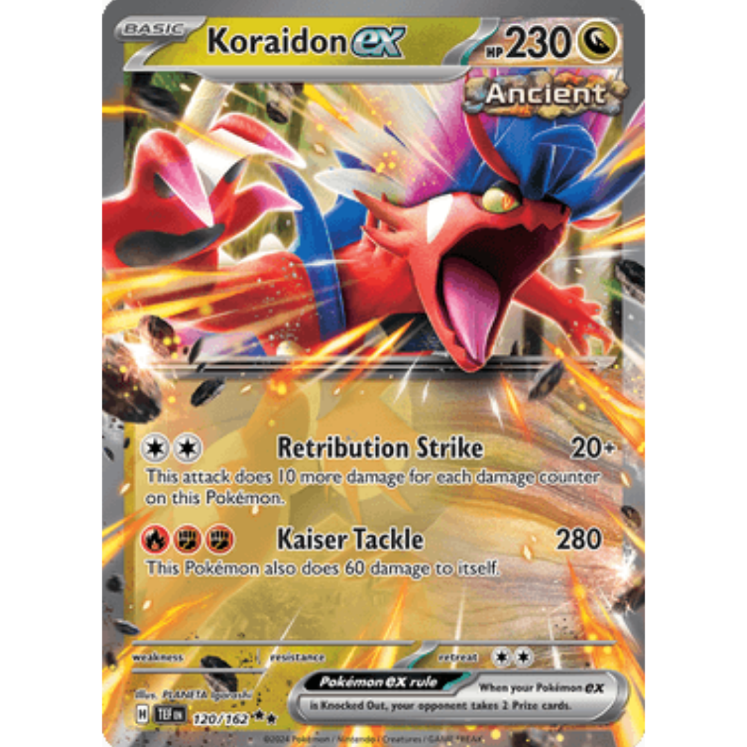 Koraidon ex 120 - Holofoil SV05 Temporal Forces - Double Rare