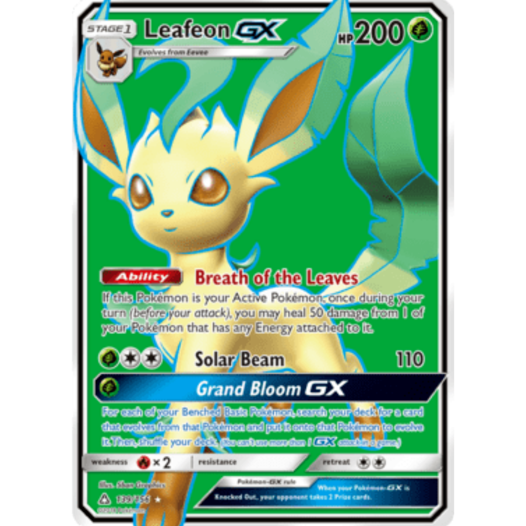 Leafeon GX (Full Art) - Holofoil SM Ultra Prism - Ultra Rare