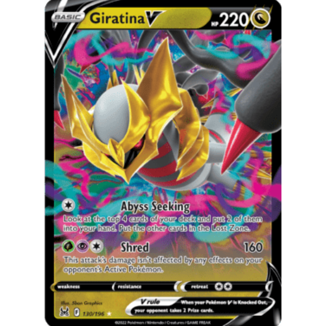 Giratina V 130 - Holofoil SWSH11 Lost Origin - Ultra Rare