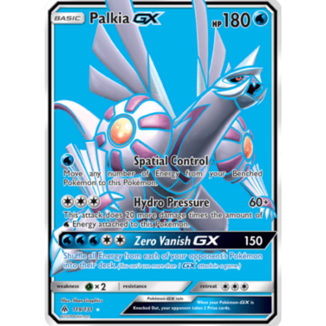 Palkia GX (Full Art) - Holofoil SM Forbidden Light - Ultra Rare
