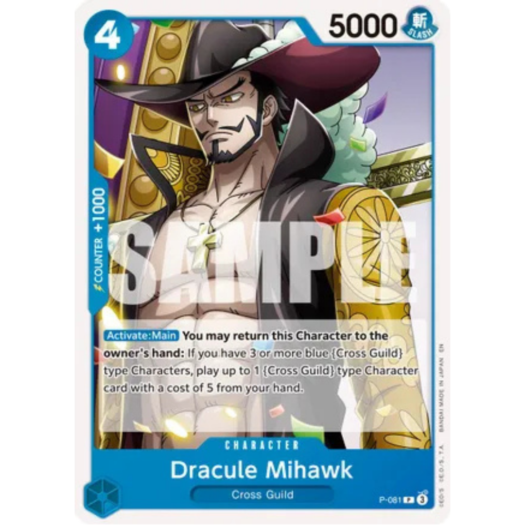 Dracule Mihawk - P-081 (Reprint) (P-081) - Premium Booster -The Best- Vol. 2