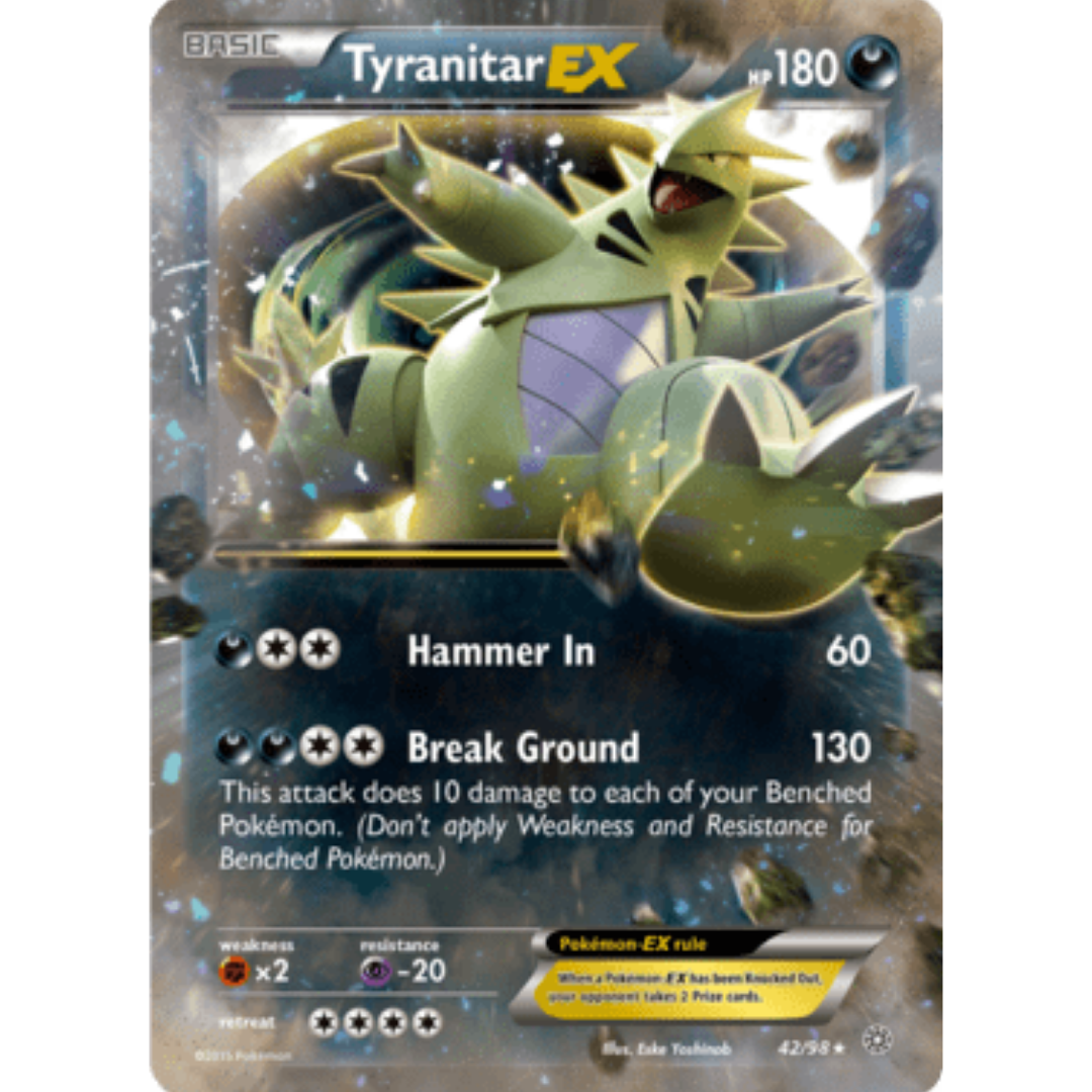 Tyranitar EX 042/98 - Holofoil XY Ancient Origins - Ultra Rare