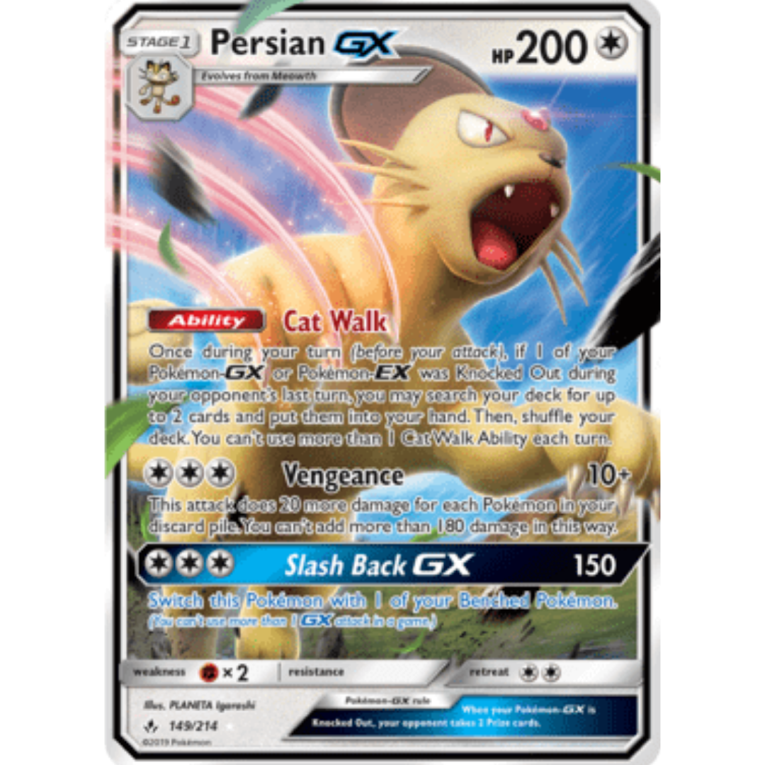 Persian GX 149 - Holofoil SM Unbroken Bonds - Ultra Rare