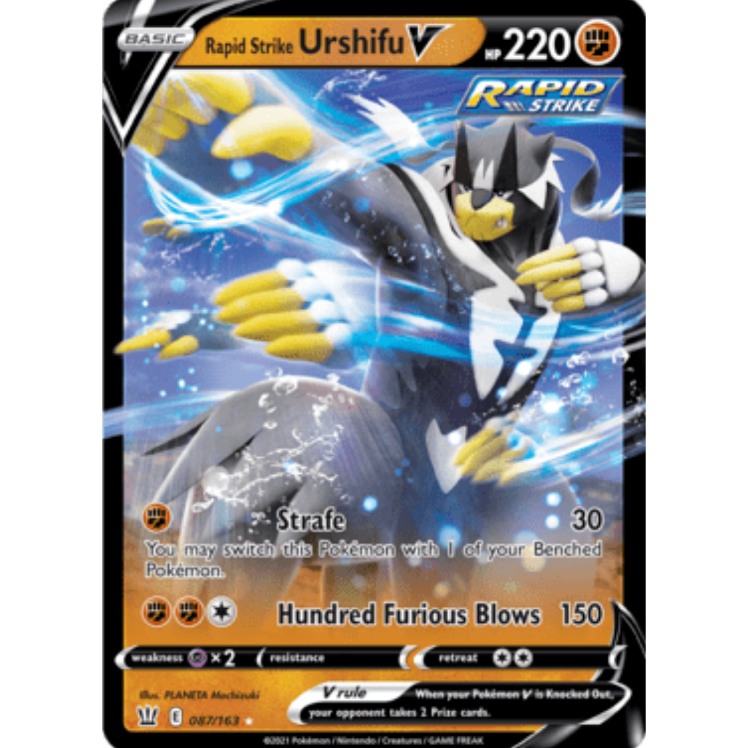 Rapid Strike Urshifu V 087 - Holofoil SWSH05 Battle Styles - Ultra Rare