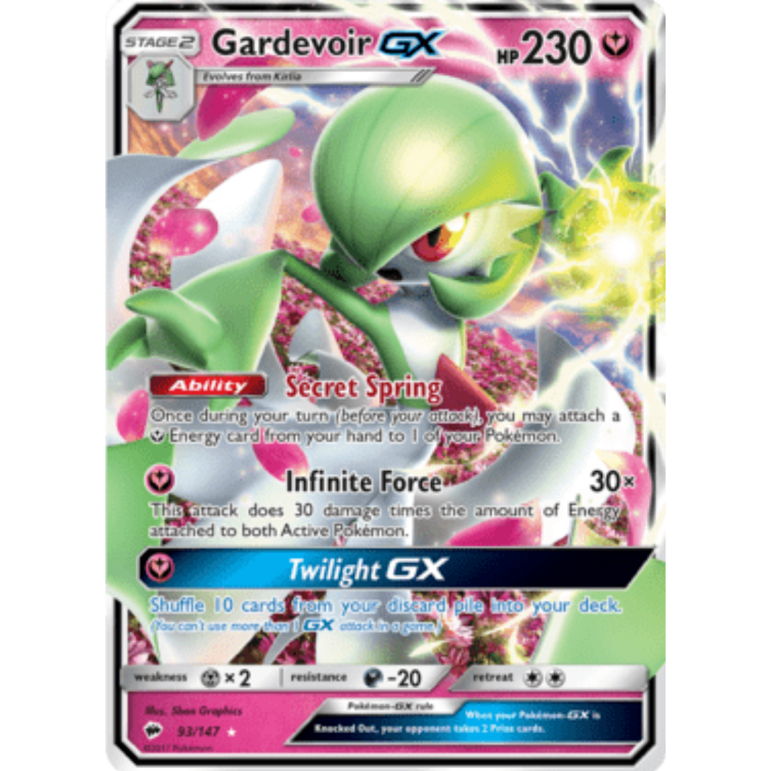 Gardevoir GX 093 - Holofoil SM Burning Shadows - Ultra Rare