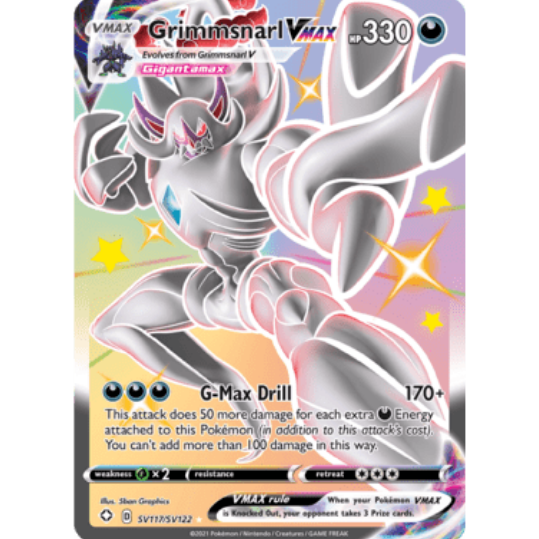 Grimmsnarl VMAX SV117 - Holofoil Shining Fates Shiny Vault - Shiny Holo Rare