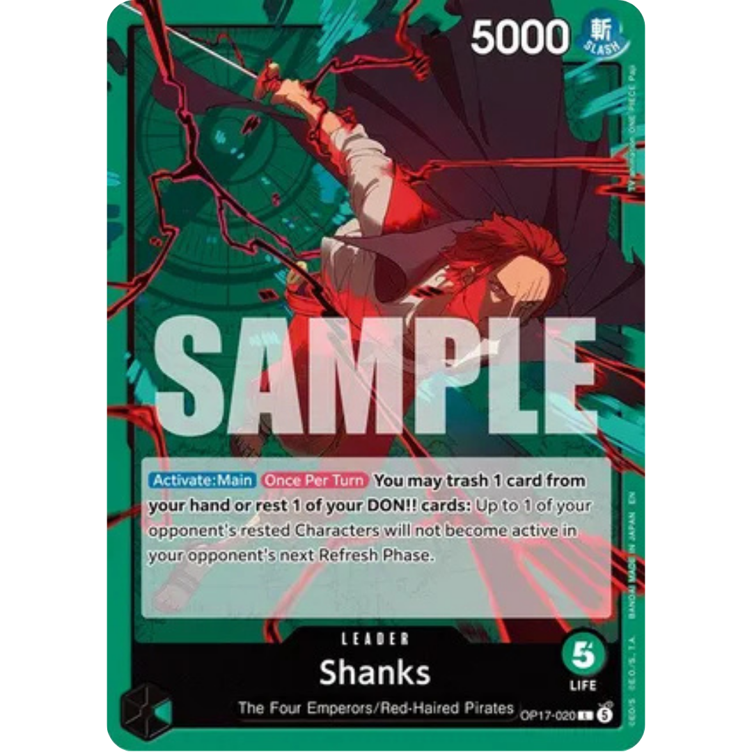 Shanks (020) (OP17-020) - The World's Strongest Warriors