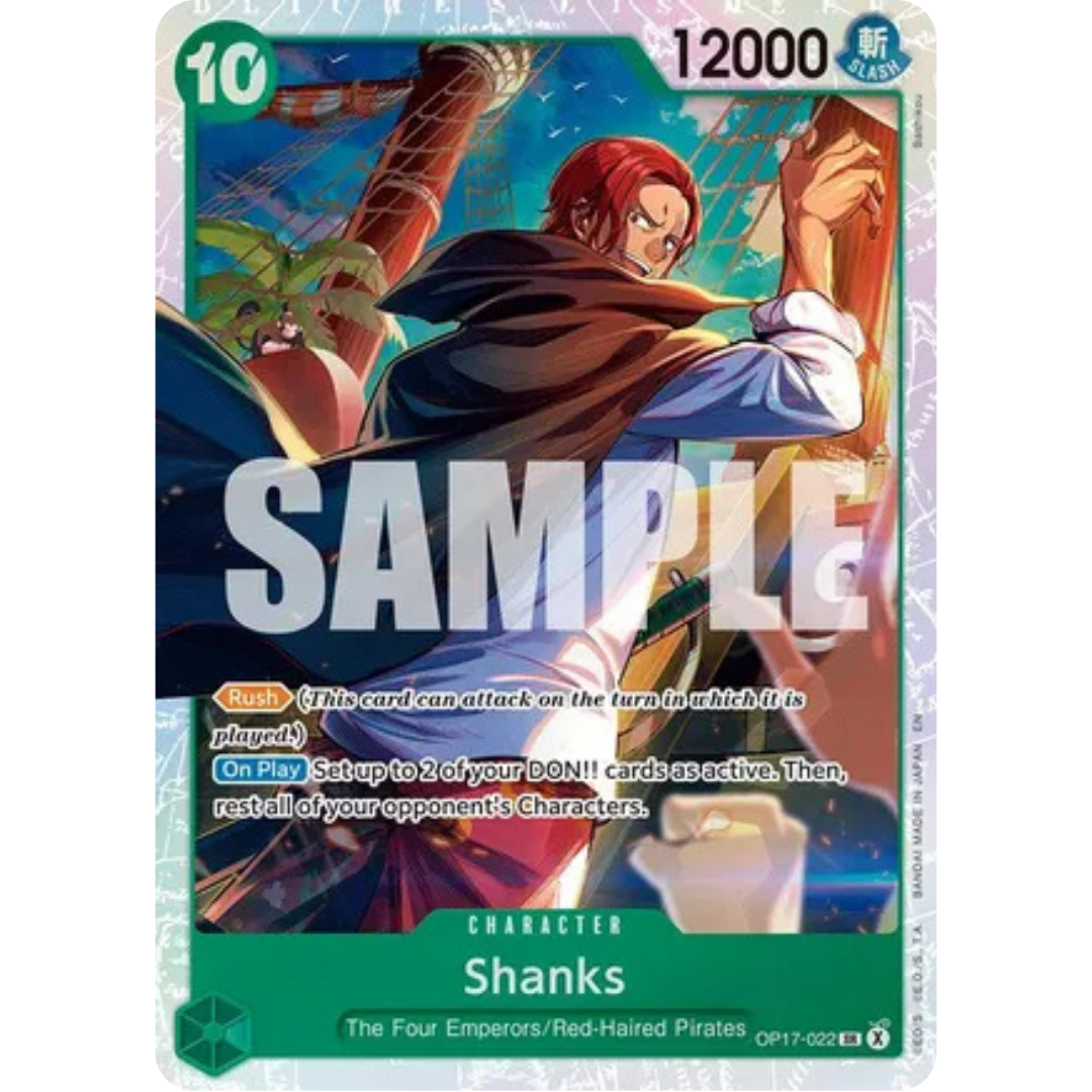 Shanks (022) (OP17-022) - The World's Strongest Warriors Foil