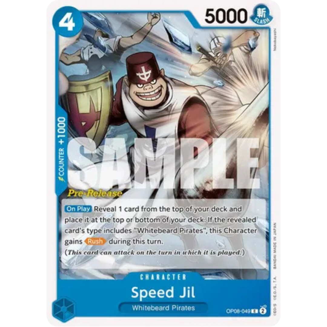 Speed Jil (OP08-049) - Two Legends Pre-Release Cards