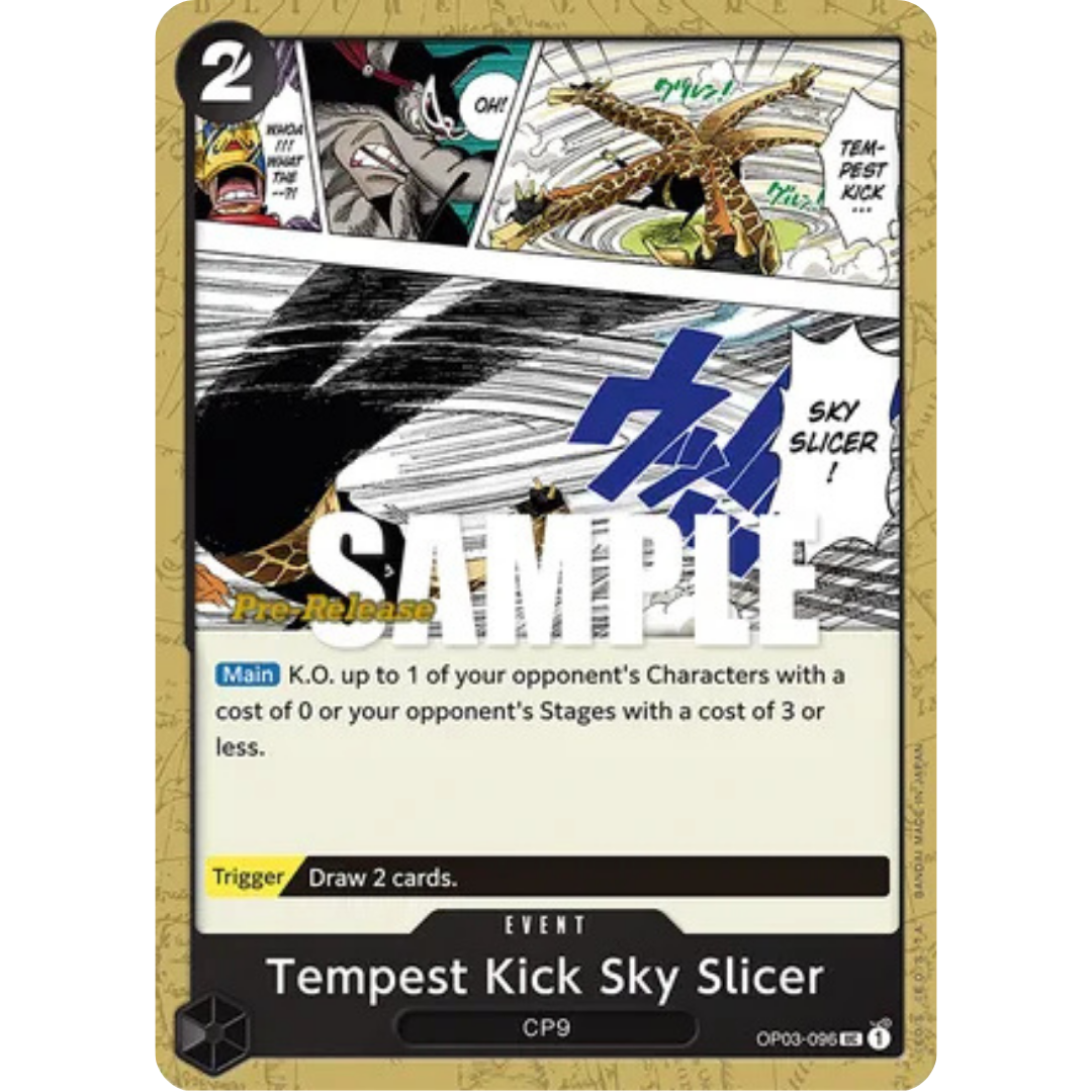 Tempest Kick Sky Slicer (OP03-096) - Pillars of Strength Pre-Release Cards