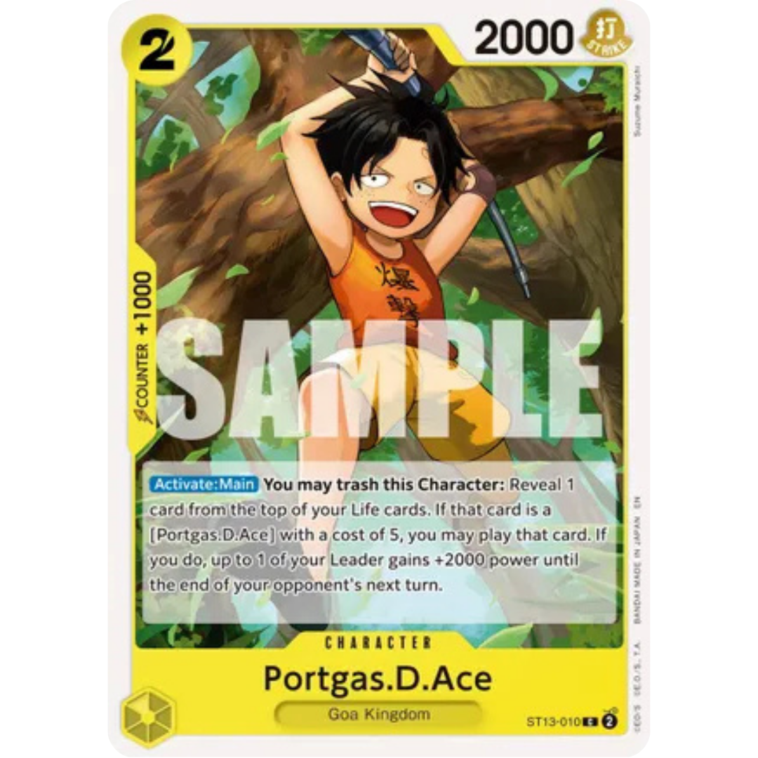 Portgas.D.Ace - ST13-010 (Reprint) (ST13-010) - Premium Booster -The Best- Vol. 2
