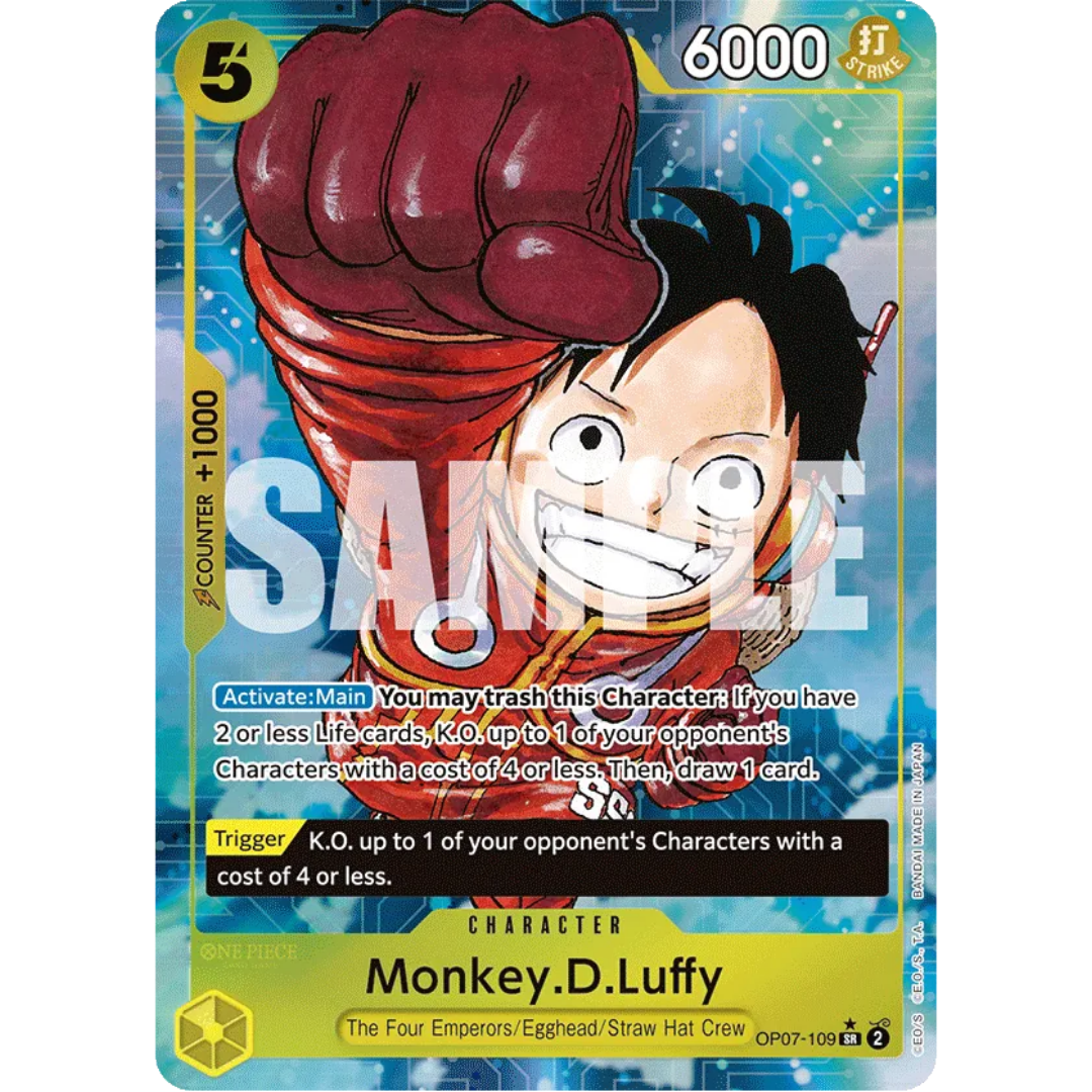 Monkey.D.Luffy (109) (Parallel) (OP07-109) - 500 Years in the Future Foil