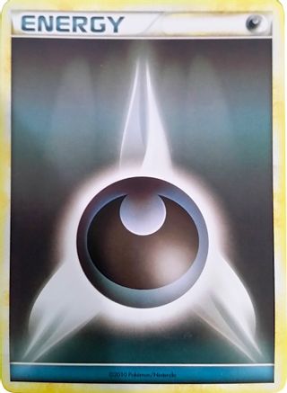 Darkness Energy (2010 Unnumbered HGSS Style Non-Holo) League & Championship Cards - Promo