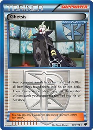 Ghetsis 101/116 Deck Exclusives - Rare