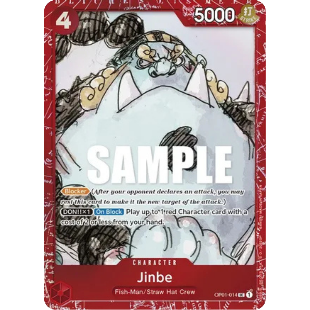 Jinbe (Premium Card Collection -ONE PIECE FILM RED Edition-) (OP01-014) - One Piece Promotion Cards Foil