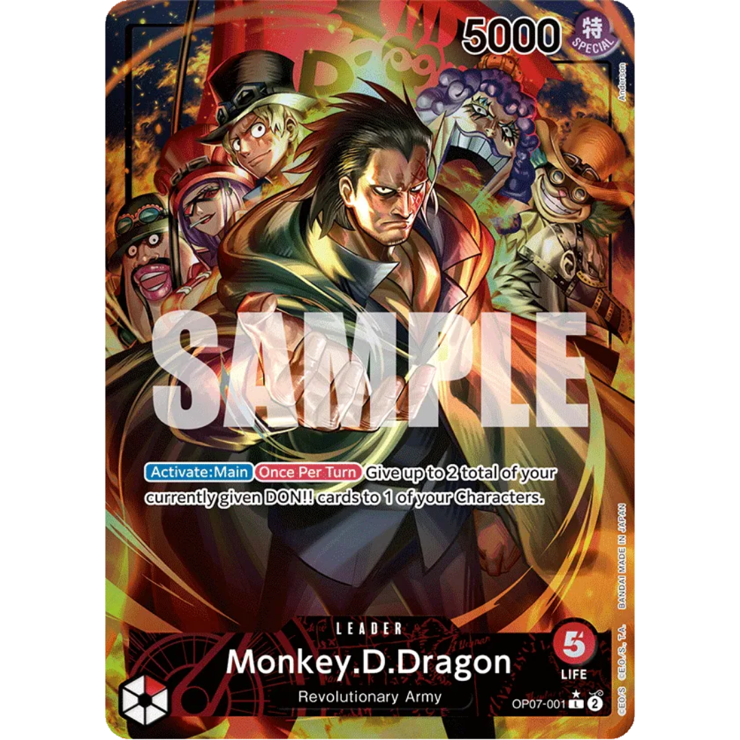 Monkey.D.Dragon (001) (Parallel) (OP07-001) - 500 Years in the Future Foil