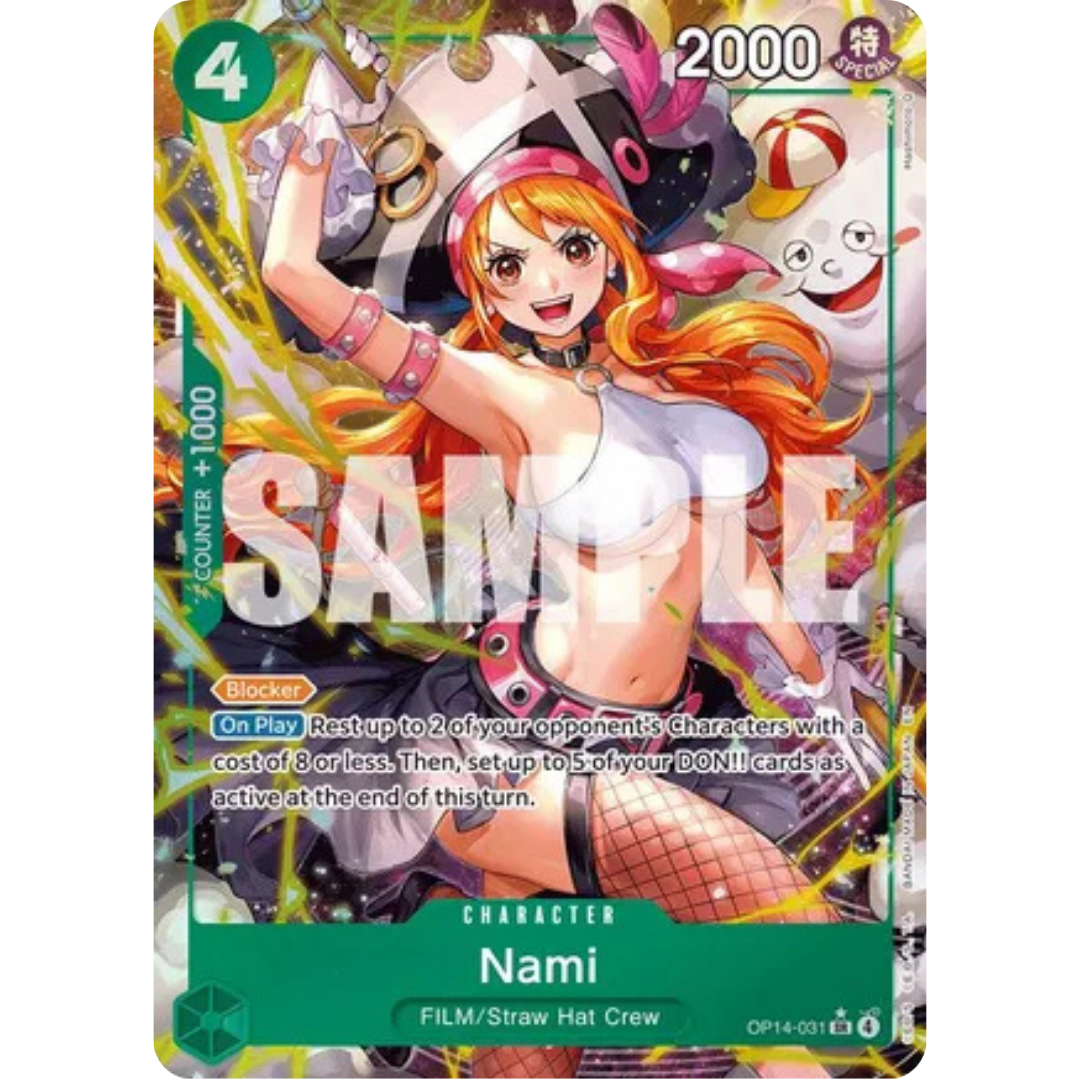 Nami (Alternate Art) (OP14-031) - The Azure Sea's Seven Foil