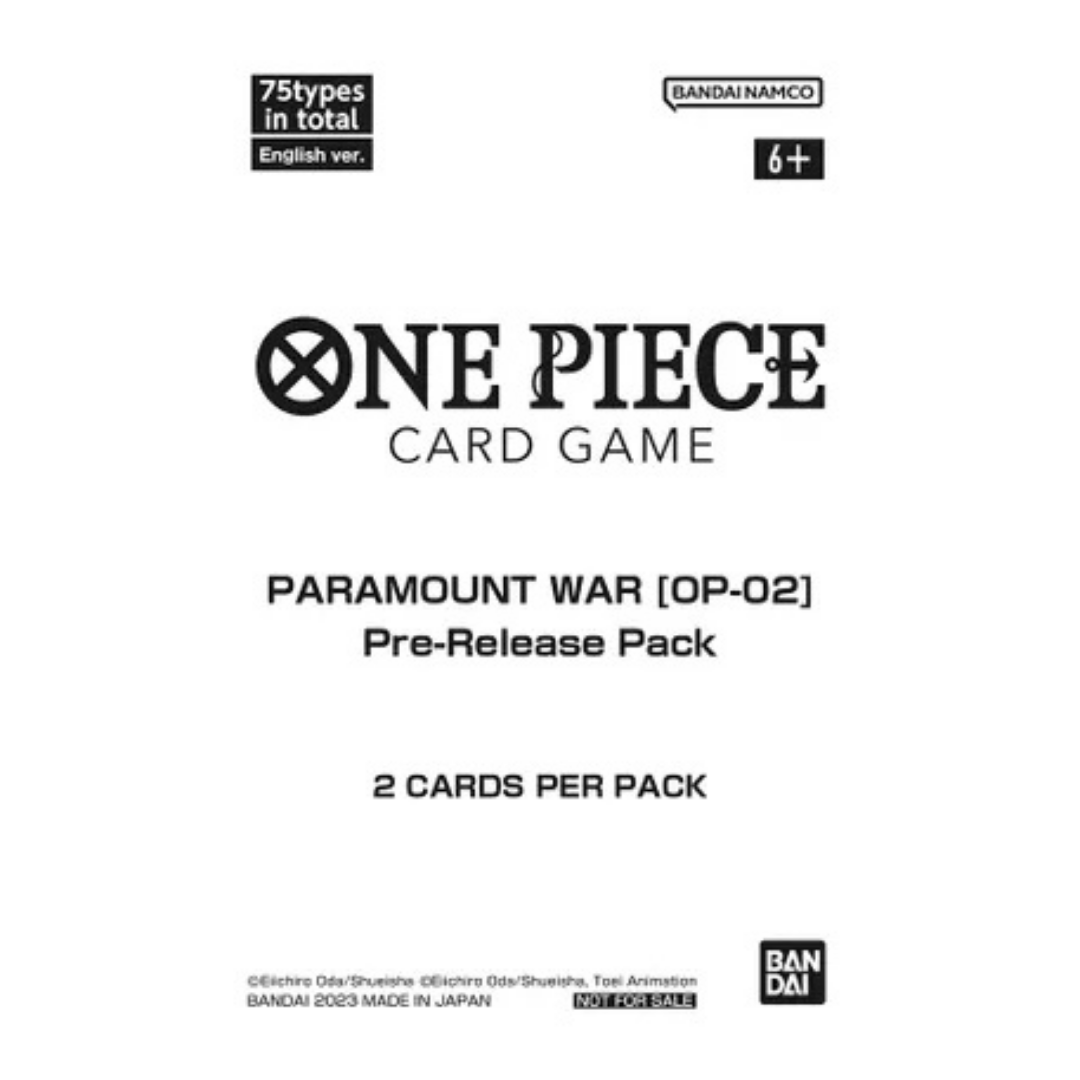 Paramount War - Pre-Release Pack