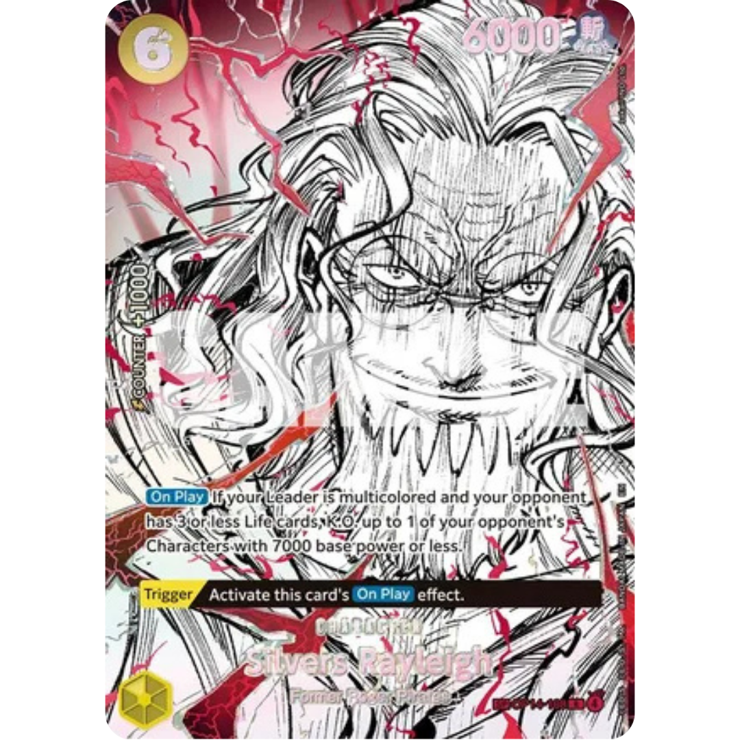 Silvers Rayleigh (OP14-108) (SP) (OP14-108) - The World's Strongest Warriors Foil
