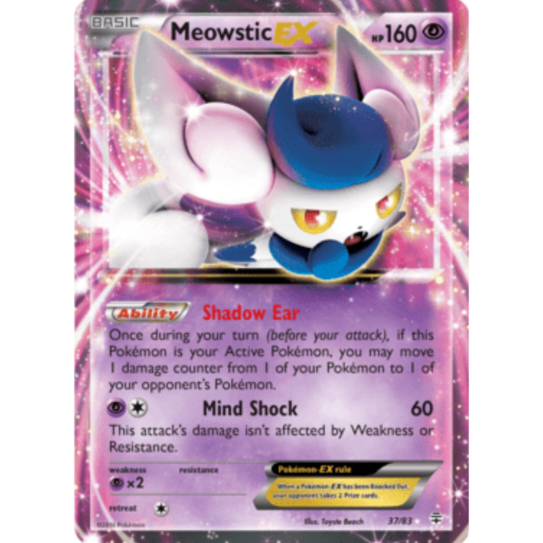 Meowstic EX 037 - Holofoil Generations - Ultra Rare