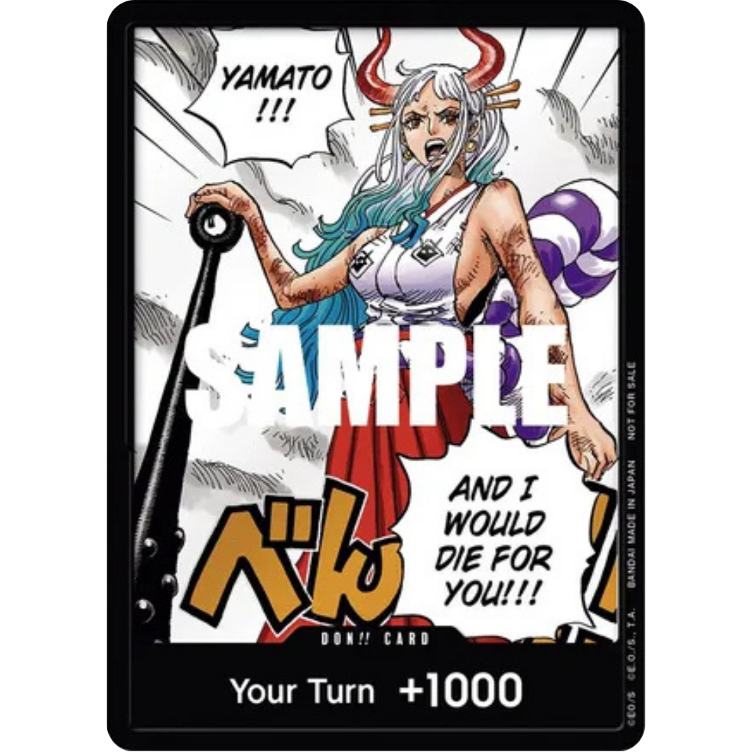 DON!! Card (Yamato) (1st Anniversary DON!! Card Pack) - One Piece Promotion Cards Foil