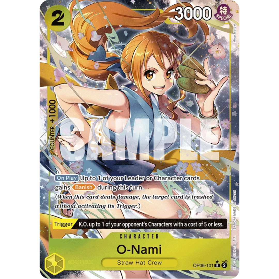 O-Nami (Alternate Art) (OP06-101) - Wings of the Captain Foil