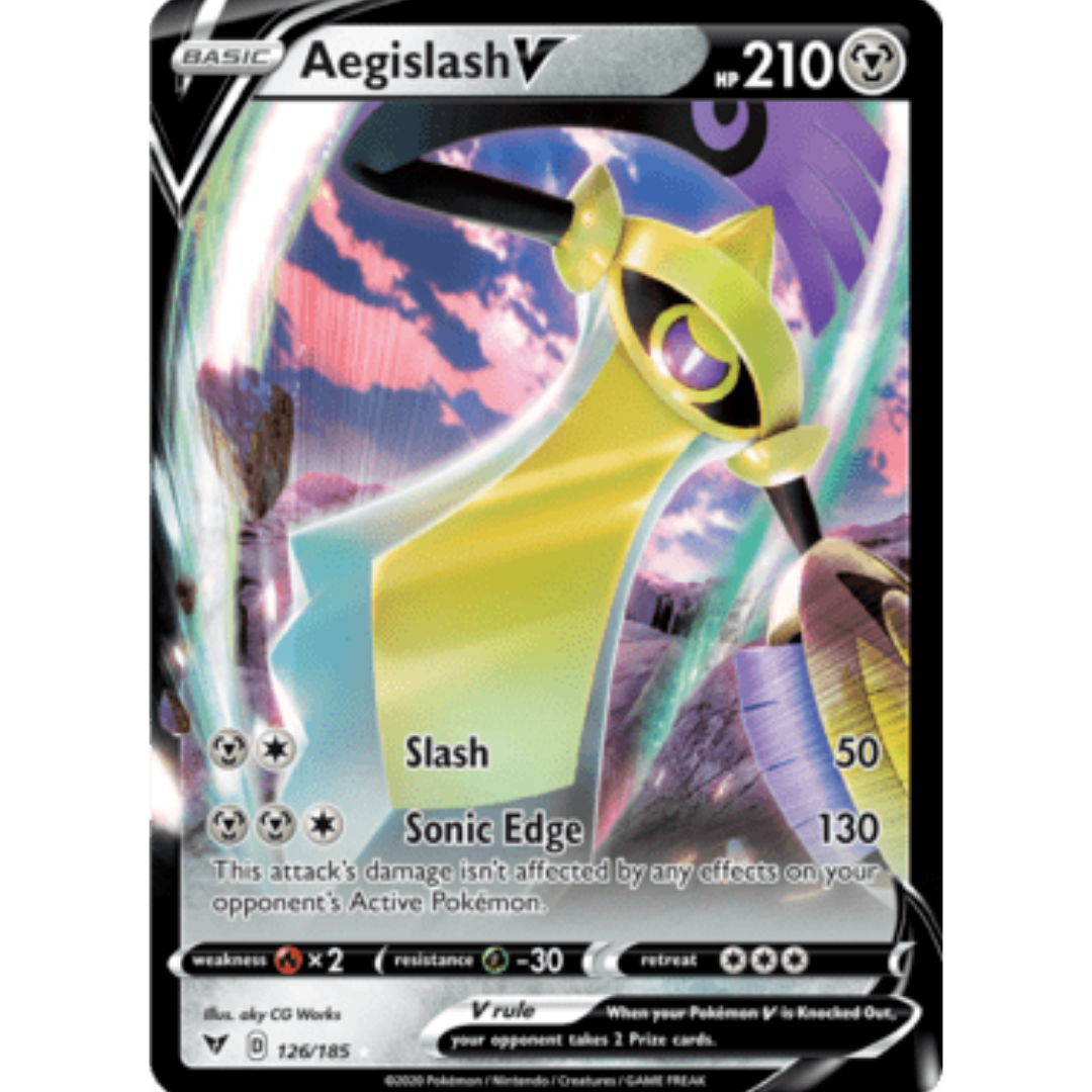 Aegislash V 126 - Holofoil SWSH04 Vivid Voltage - Ultra Rare