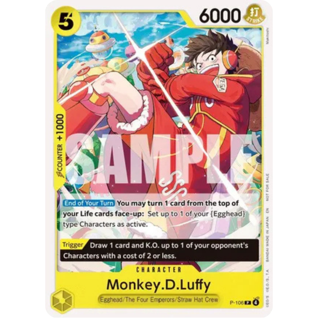 Monkey.D.Luffy (Store Tournament 2025 Vol. 4) (P-106) - One Piece Promotion Cards