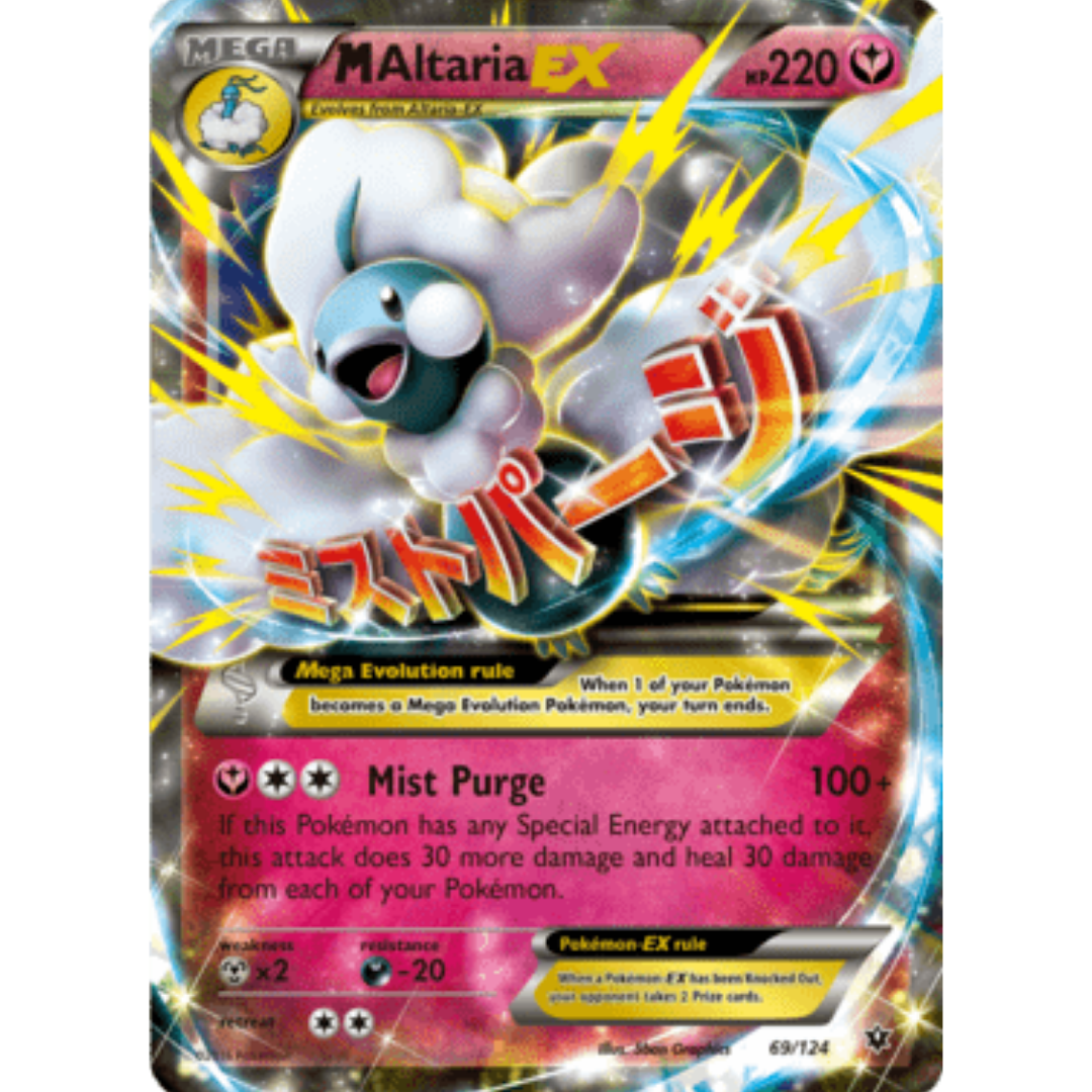 M Altaria EX 069/124 - Holofoil XY Fates Collide - Ultra Rare