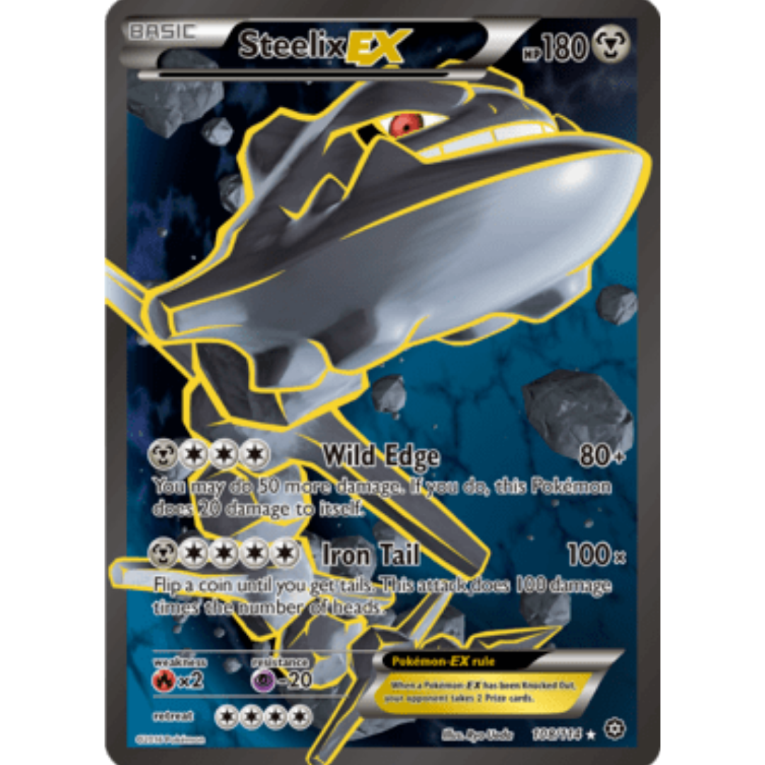Steelix EX (Full Art) 108/114 - Holofoil XY Steam Siege - Ultra Rare