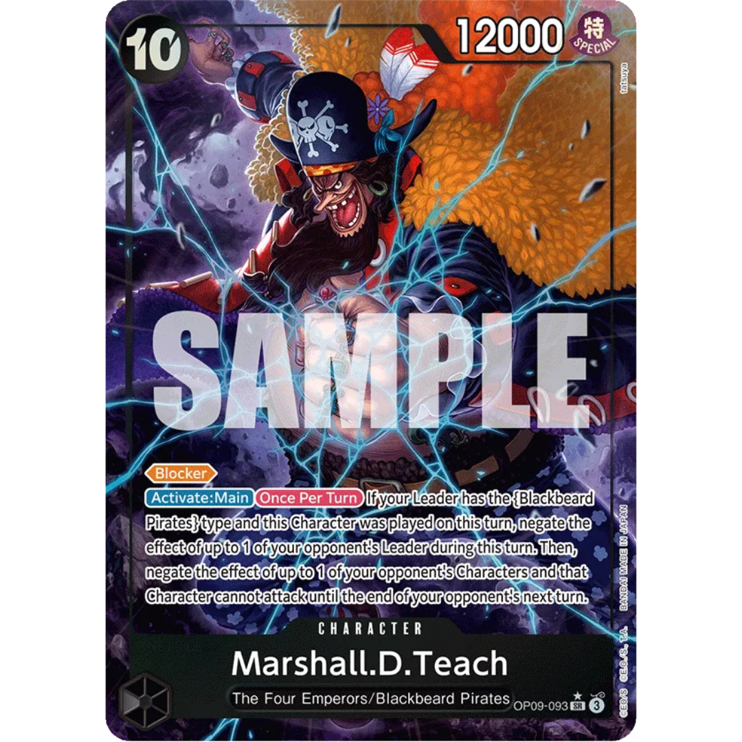 Marshall.D.Teach (093) (Alternate Art) (OP09-093) - Emperors in the New World Foil
