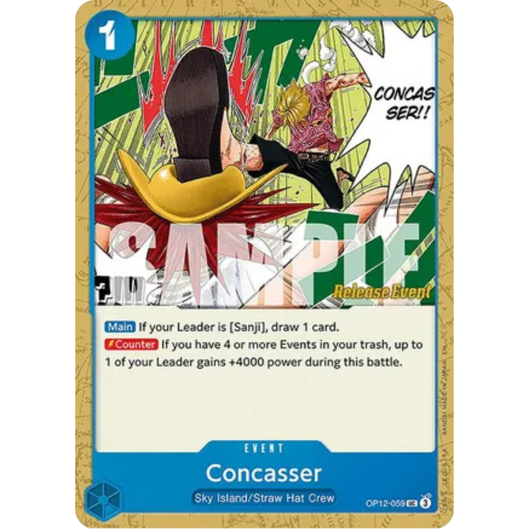 Concasser (OP12-059) - Legacy of the Master Release Event Cards