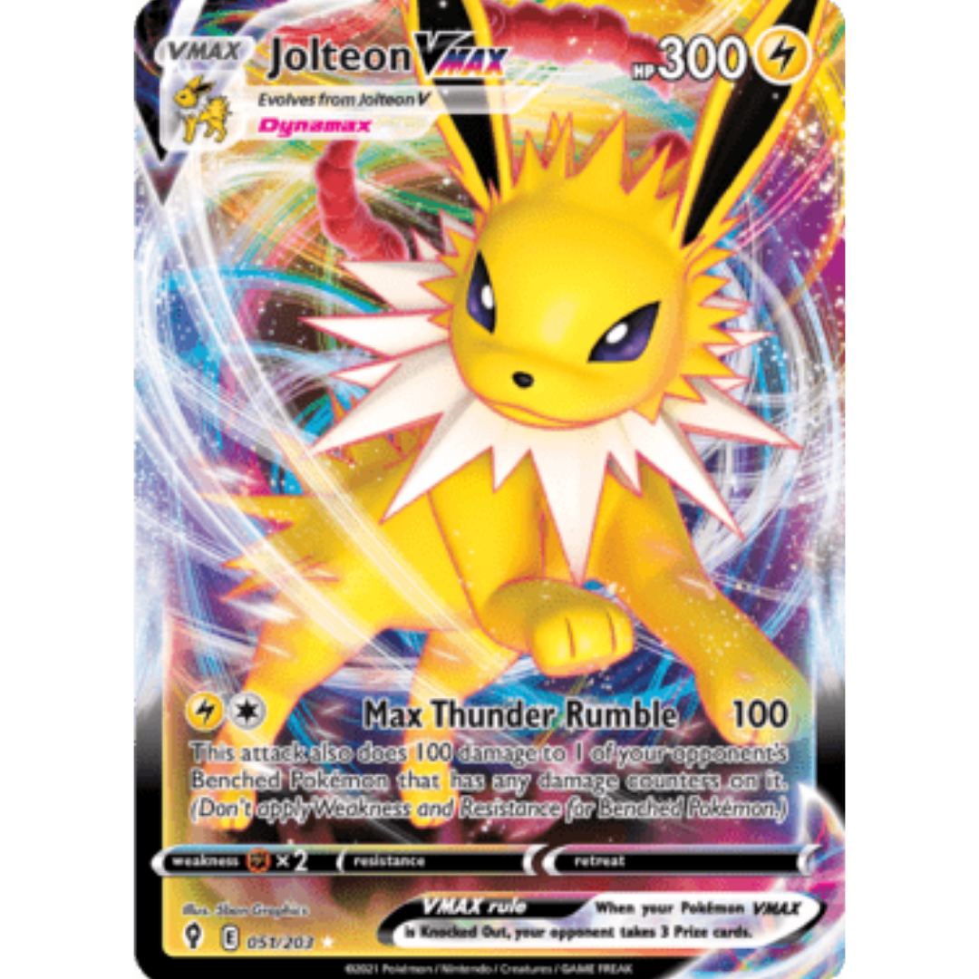 Jolteon VMAX 051 - Holofoil SWSH07 Evolving Skies - Ultra Rare