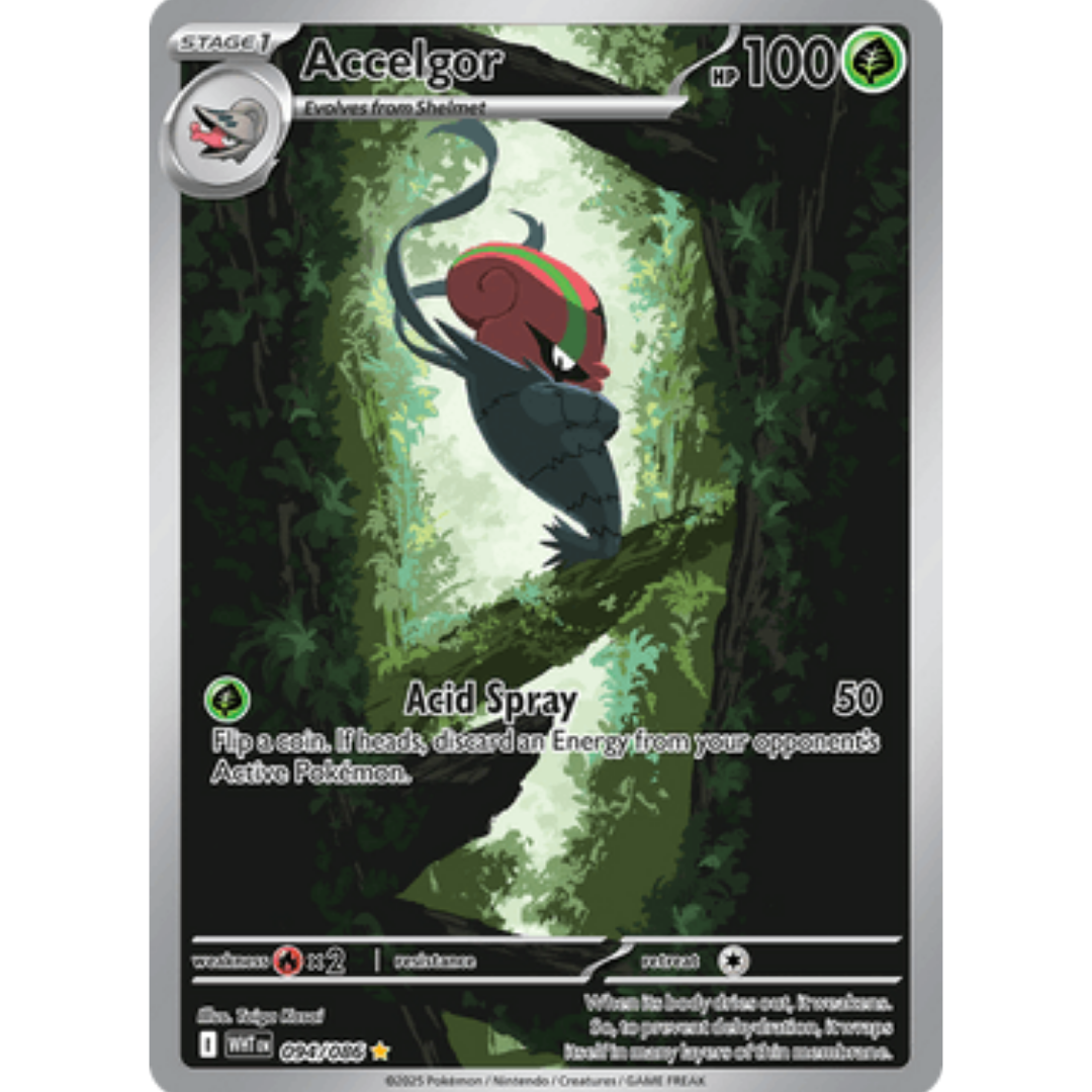 Accelgor 094/086 - Holofoil SV White Flare - Illustration Rare