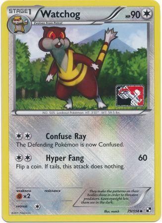 Watchog 079/114 - Reverse Holofoil League & Championship Cards - Promo
