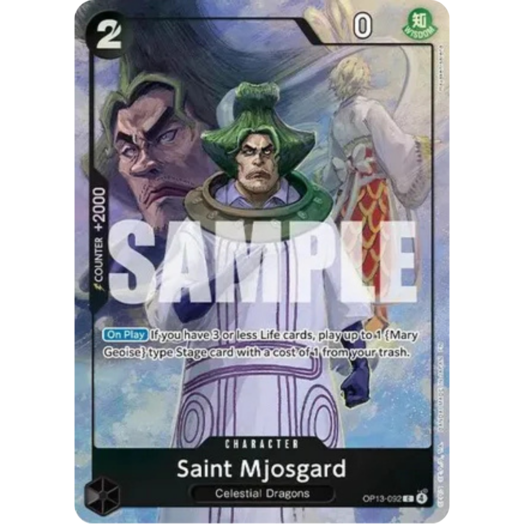 Saint Mjosgard (Premium Card Collection -Best Selection Vol. 6-) (OP13-092) - One Piece Promotion Cards Foil