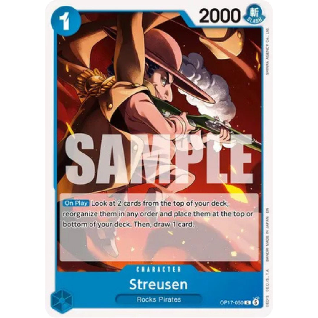 Streusen (050) (OP17-050) - The World's Strongest Warriors