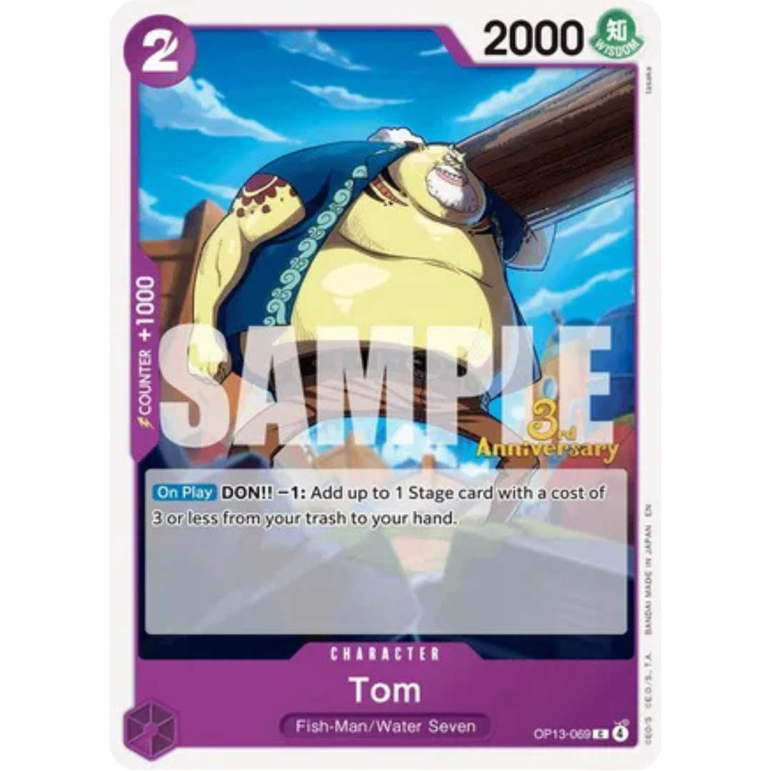 Tom (OP13-069) - Carrying On His Will: 3rd Anniversary Tournament Cards