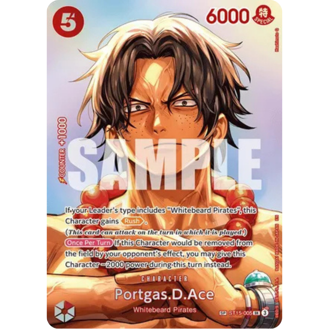 Portgas.D.Ace (SP) (ST15-005) - The Time of Battle Foil