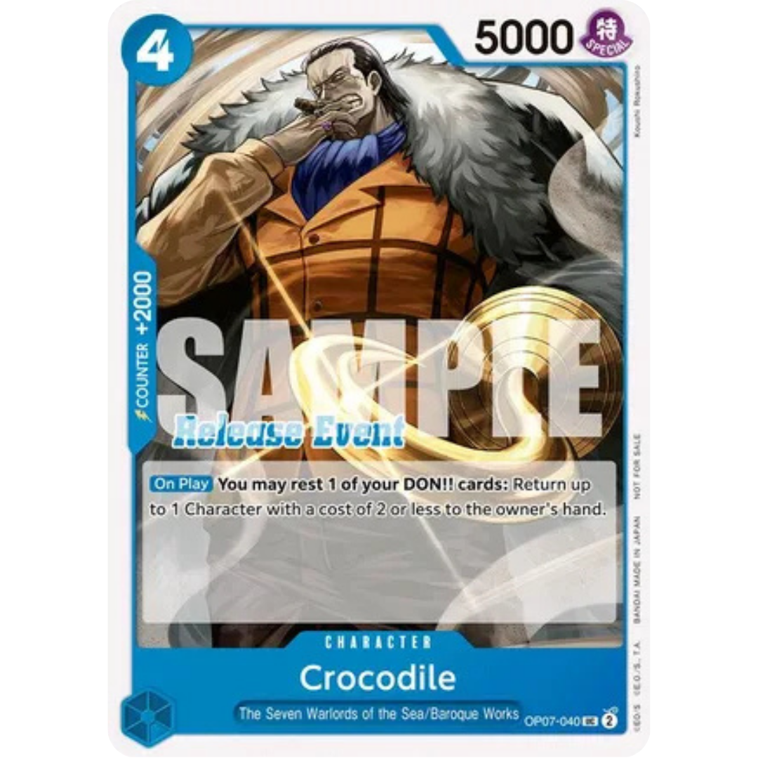 Crocodile (ST15 - ST20 Release Event Winner Pack) (OP07-040) - One Piece Promotion Cards Foil